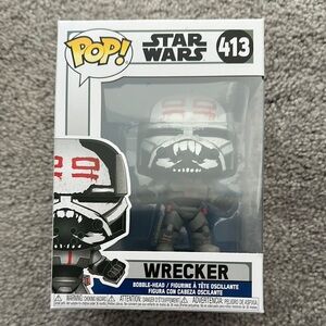 Funko Pop! Wrecker Figure - Black, White, Red